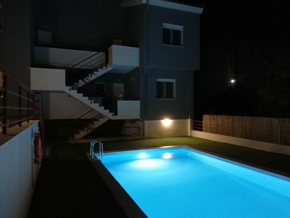 Mge Luxury House With Pool Daire Nea Iraklitsa Dış mekan fotoğraf